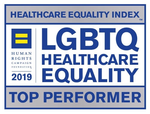 HRC LGBTQ Healthcare Equality 2019 Top Performer